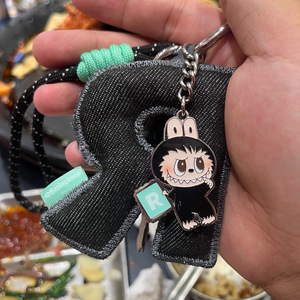 Labu Mini Keychain, Những Con Quái Vật loạt dễ thương quyến rũ, hợp kim bền vòng chìa khóa, trang trí cho ba lô chìa khóa xe sưu tập superscript - Product Image 4