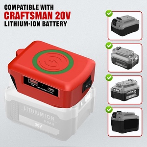 <span class=keywords><strong>Cargador</strong></span> Inalámbrico Portátil <span class=keywords><strong>para</strong></span> Batería de Iones de Litio Craftsman 20V V20, <span class=keywords><strong>Cargador</strong></span> Rápido de 15W con Carga USB y Tipo-C <span class=keywords><strong>para</strong></span> Móviles - Product Image 3