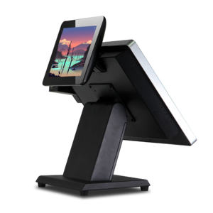 Màn Hình Kép <span class=keywords><strong>Pos</strong></span> <span class=keywords><strong>15</strong></span> Inch Cảm Ứng <span class=keywords><strong>Pos</strong></span> Terminal Cash Register All-In-One <span class=keywords><strong>POS</strong></span> Hệ Thống - Product Image 1