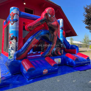 Structure gonflable <span class=keywords><strong>Spiderman</strong></span> GMY avec toboggan, aire de jeux souple pour enfants, aires de jeux commerciales pour le plaisir - Product Image 3