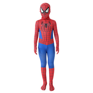 JL977 Unisex Superhero Iron <strong>Spiderman</strong> Jumpsuit TV Character Cosplay Dress-Up for Kids Halloween Carnival Party Suit for Boys - Product Image 6
