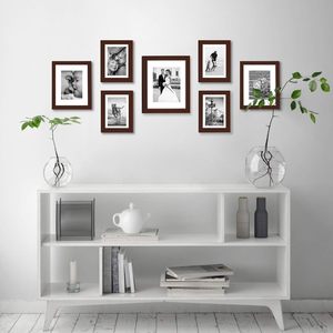 Picture <strong>Frames</strong> with Shatter-Resistant Glass - <strong>Gallery</strong> Wall <strong>Frame</strong> <strong>Set</strong> with One 11x14, Two 8x10 and Four 5x7 <strong>Frames</strong> - Product Image 6