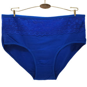 Culottes Gainantes Taille Haute pour Femmes, Grandes Tailles 2XL/3XL/4XL, Culottes Maman en Coton Couleur Pure - Product Image 5