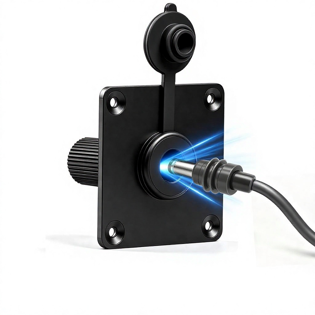 2-in-1 IP68 Starlink Gen 3 Mini CAT6 RJ45 & DC Power Wall Socket