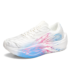 Chaussures de course artistiques à motif d'<span class=keywords><strong>aigle</strong></span> <span class=keywords><strong>pour</strong></span> hommes et femmes, baskets de sport en tricot flexible avec plaque en carbone et soutien optimal de la voûte plantaire réactif - Product Image 4