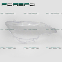 PORBAO pour MIRAGE/G4 2021-2023 Pièces de voiture Cache-phare transparent en verre Lentille de phare Abat-jour de phare Couvercles de phare en plastique