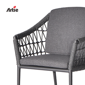 Muebles <span class=keywords><strong>de</strong></span> Patio Artie, Juego <span class=keywords><strong>de</strong></span> Comedor <span class=keywords><strong>de</strong></span> Jardín, Mesa y Sillas <span class=keywords><strong>de</strong></span> Comedor Modernas para Restaurante al Aire Libre - Product Image 3