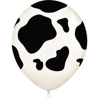 Offre Spéciale haute qualité 12 pouces noir blanc vache tacheté imprimé ferme Animal Latex ballon pour la décoration de fête