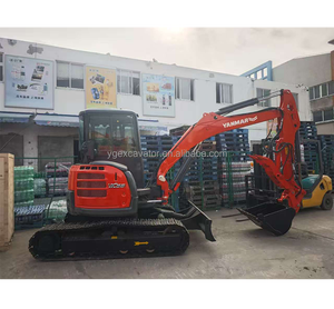 日本製中古5.5トンミニショベル、ヤンマーVio55クローラー式掘削機、油圧サム付きヤンマー35販売中 - Product Image 3