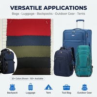 Tissu Oxford Jacquard en Polyester Enduit PU 800D Résistant à l'Abrasion pour Sacs à Main, Sacs à Dos, Bagages, Tentes et Articles d'Extérieur - Vente en Gros