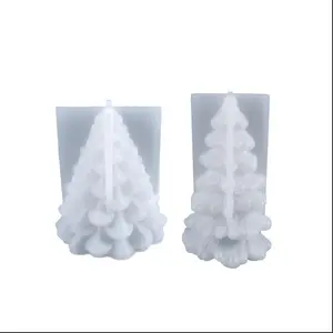 Diy Crystal Drop Lijmvorm Twee Grootte Driedimensionale Kerstboom Kaarstafel Ornamenten Silicagel Diy Cadeau