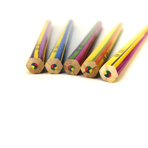 Set di 5 Matite Colorate Jumbo Arcobaleno con Logo Personalizzato, Set da Colorare Premier <span class=keywords><strong>Polychromos</strong></span>, Matite Multicolore in Legno Grezzo - Product Image 4