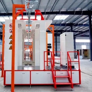 Elektrostatik Powder Coating Line Automatic Spray Coating Line