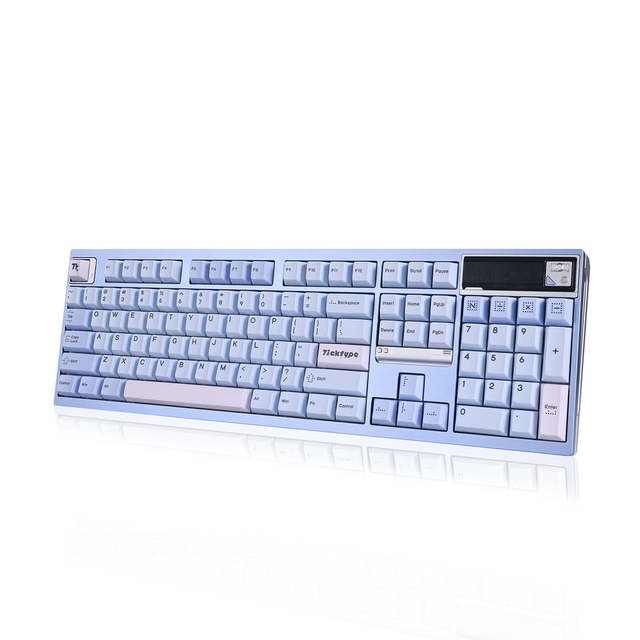 DP 104 Wireless Magnetic Switch Custom Mechanical Keyboard ---Blue Sky & Rye Linear Switches