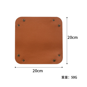 Bandeja Plegable de Cuero PU para Tabaco al por Mayor 20*20cm |   Bandeja Plegable para Fumar al por Mayor |   Fábrica de Cigarrillos Yunang OEM - Product Image 4
