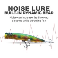 Leurre de pêche 2026, 155 mm, 61 g, Big Tuna Popper, leurre dur pour la pêche au bar
