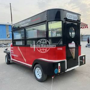 Camion de restauration mobile électrique vintage de haute qualité, construction en acier inoxydable, certifié CE, 2 ans, pour hot-dogs et glaces - Product Image 5