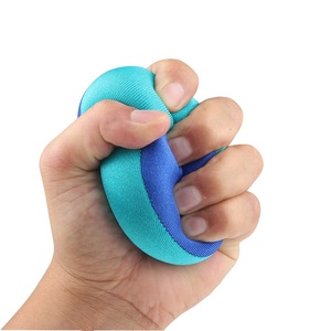 Balle anti-stress en gel TPR personnalisée à prix d'usine avec impression de logo, jouet sensoriel en tissu, balle souple à presser - Product Image 4