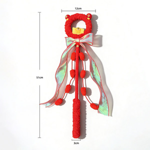 Ali <b>Cat</b> New Year Lucky Stick <b>Cat</b> Toy Red Durable Chewable Boredom Buster For <b>Cats</b> - Product Image 5
