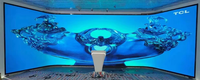 Modules flexibles P2 d'intérieur de LED pour l'arc intérieur de mur vidéo de LED Écran LED Arc Cylindre rond Pilier d'affichage à LED
