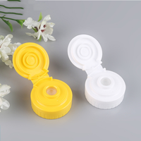Bouteille en plastique anti-fuite pour Sauce ketchup, bouteille de miel à presser, valve en silicone, capuchon rabattable, 28mm, 38mm