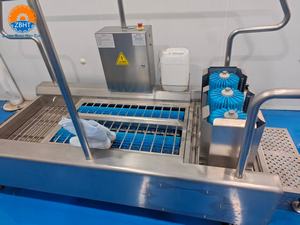 Laveuse automatique de bottes pour abattoir en acier inoxydable 304, machine de lavage et de désinfection des bottes pour bétail, haute productivité - Product Image 3