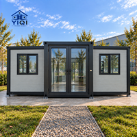 Maison préfabriquée portable de 10 pieds avec aménagement de chambre, cuisine et salle de bain