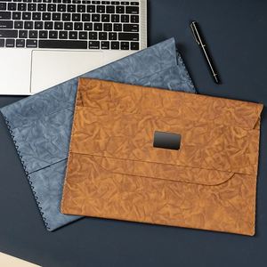 Portafolios de Cuero para Negocios, Portafolios A4, Maletín Portátil, Bolsa de Almacenamiento para Contratos, con Logotipo Personalizable - Product Image 1