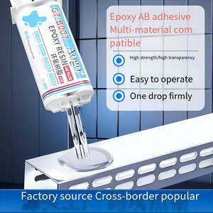 Resina epoxi transparente, pegamento AB, adhesivo fuerte para metal y cerámica, pegamento de endurecimiento rápido AB. - Product Image 2