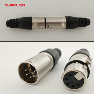 <span class=keywords><strong>Conector</strong></span> de micrófono de cobre Swieler Ofc, <span class=keywords><strong>conector</strong></span> <span class=keywords><strong>Xlr</strong></span> Dmx de 5 pines, <span class=keywords><strong>conector</strong></span> <span class=keywords><strong>Xlr</strong></span> macho de aleación de Zinc, <span class=keywords><strong>conector</strong></span> <span class=keywords><strong>Xlr</strong></span> de 5 pines para micrófono mezclador Dmx - Product Image 4