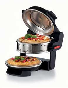 Forno per Pizza Doppio <span class=keywords><strong>Ariete</strong></span> 9270, Cottura Rapida 4 Minuti, Zone Superiore e Inferiore, 2 Termostati Indipendenti, Diametro 32 cm, Facile da Pulire - Product Image 1