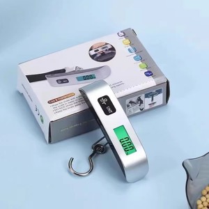Travel Weigh Portable Digital Pocket Luggage Scale Battery Powered Hanging LCD Display 50kg Capacity Stainless Steel 1-Year - Product Image 3