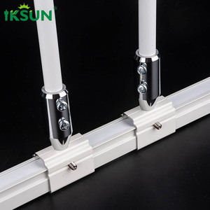 Iksun 5.8-6.7m Cubicle Hospital Transfusion Dedicated Flexible Curtain Rod Ceiling Curtain Track Bendable - Product Image 4