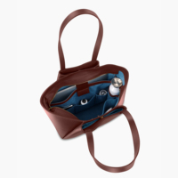 RZCK Minimalistische Vegane Einfarbige Terra Schultertasche Klein/Mittel/Groß 13-15 Zoll Große Kapazität Mehrere Fächer Pendler-Stil