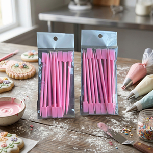 Sweet <span class=keywords><strong>Sugarbelle</strong></span> 2-in-1 Keks-Dekorationswerkzeug-Set, 3-teiliges Schreiber- und Schaber-Kit, Einfach für Zuckerguss Anwendbar - Product Image 4