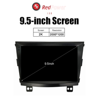 Radio de coche redpower HI-FI para Ssangyong Tivoli 2015-2017 REPRODUCTOR DE DVD de 9,5 pulgadas pantalla Android Audio Video 2 Din 2K