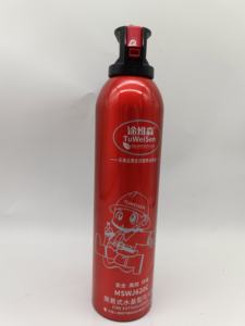 ถังดับเพลิงชนิดผงเคมีแห้งแบบพกพา น้ำหนัก 0.5 กก. 1 กก. โครงสร้างเหล็ก พร้อมวาล์วพลาสติก สำหรับรถยนต์ - Product Image 2