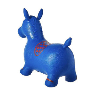 Trémie <span class=keywords><strong>de</strong></span> cheval <span class=keywords><strong>de</strong></span> saut vert Ride-on Bouncy Animal avec logo personnalisé et impression - Product Image 5