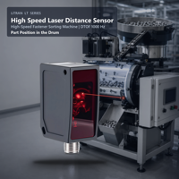 Machine de tri de fixations haute vitesse avec capteur de hauteur laser WTT12 DTOF 1000Hz IP65 RS485 Industriel pour la détection de position des pièces, Service personnalisé