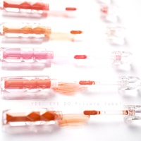 Eigene Marke wasserdicht nehmen Make-up Private Label Logo klar glänzende Lip glasur Röhren Low MOQ Emballage Liquid Rouge