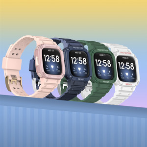 Correa de TPU con funda para reloj inteligente Fitbit <span class=keywords><strong>Versa</strong></span> <span class=keywords><strong>Lite</strong></span>, correa deportiva para Fitbit <span class=keywords><strong>Versa</strong></span> 1/2/3/4, correa de reloj, pulsera, correa fitbit Sense - Product Image 6