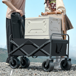 <span class=keywords><strong>Chariot</strong></span> pliable à tige ré<span class=keywords><strong>tractable</strong></span> en gros pour fabricants avec roues à roulement silencieux pour la plage et le <span class=keywords><strong>jardin</strong></span> - Product Image 4