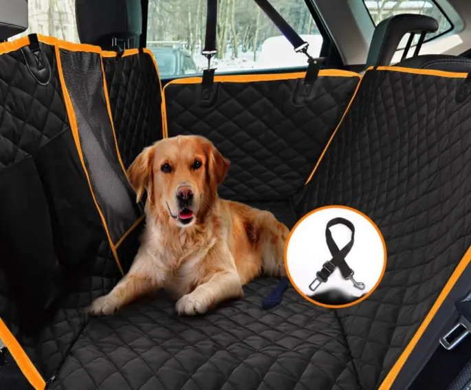 Manufacturer Wholesale Oxford Backseat Hammock Protection Against Dirt Pet Fur Waterproof Dog Car Seat Cover