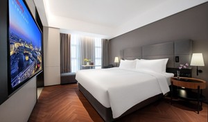 Shiyi เฟอร์นิเจอร์โรงแรมสำหรับ5ดาวหรูหราการออกแบบที่ทันสมัยห้องนอนชุดเตียงโรงแรมปรับแต่งได้ - Product Image 6