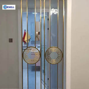 Séparateur <span class=keywords><strong>de</strong></span> pièce ovale personnalisé en métal, <span class=keywords><strong>panneau</strong></span> <span class=keywords><strong>de</strong></span> séparation en acier inoxydable, écran <span class=keywords><strong>de</strong></span> délimitation intérieure, décoration intérieure, imperméable, durable, couleur lait - Product Image 2