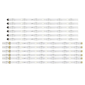 HX-NO.2653 Chất lượng cao LED Strip cho TV V6Du-500Dcb-R2 V6Du-500Dca-R2 đèn nền <span class=keywords><strong>LCD</strong></span> Nhôm Cơ thể điều khiển từ xa trực tiếp thanh - Product Image 1