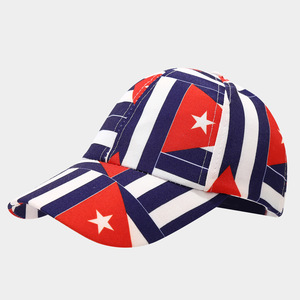 Nouvelle casquette de baseball drapeau cubain pour hommes et femmes, casquette de protection solaire tendance, casquette de camionneur, casquette patriotique, drapeaux nationaux personnalisés - Product Image 1