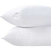 Protège-oreiller étanche 20x26 pouces avec fermeture éclair, lot de 2 housses de protection contre les punaises de lit standard
