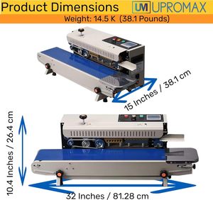 Máy hàn miệng túi nhựa tự động kiểu bàn ZEQUAN, máy hàn xung điện tử cho túi nhựa - Product Image 4