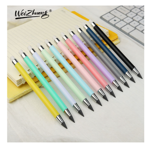 Nouvelle arrivée d'articles scolaires avec logo personnalisé crayons standard noirs à <span class=keywords><strong>dessin</strong></span> <span class=keywords><strong>simple</strong></span> <span class=keywords><strong>crayon</strong></span> blanc en bois sans fin gomme à <span class=keywords><strong>crayon</strong></span> en plastique - Product Image 3